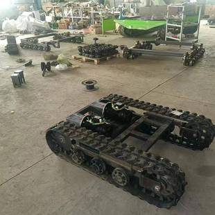 微型挖掘机履带行走底盘履带挖掘机行走底盘机器人履带底盘