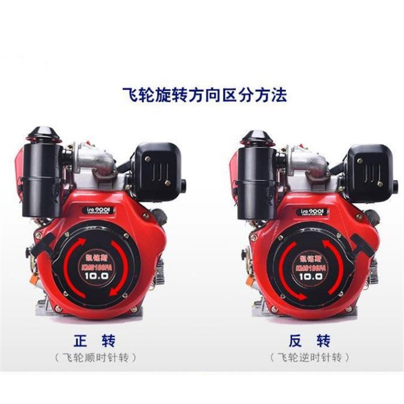 微耕机配件手摇免拉启动器173 178 186 188F 192风冷柴油机改免拉