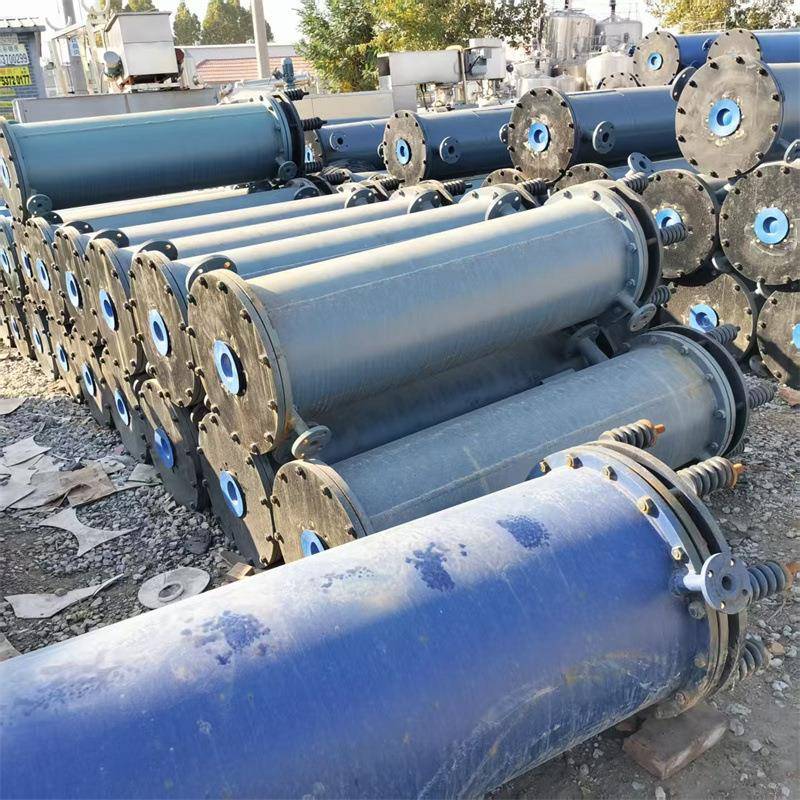 转让二手石墨冷凝器 列 管式工业换热器0平多种2方冷凝1设备