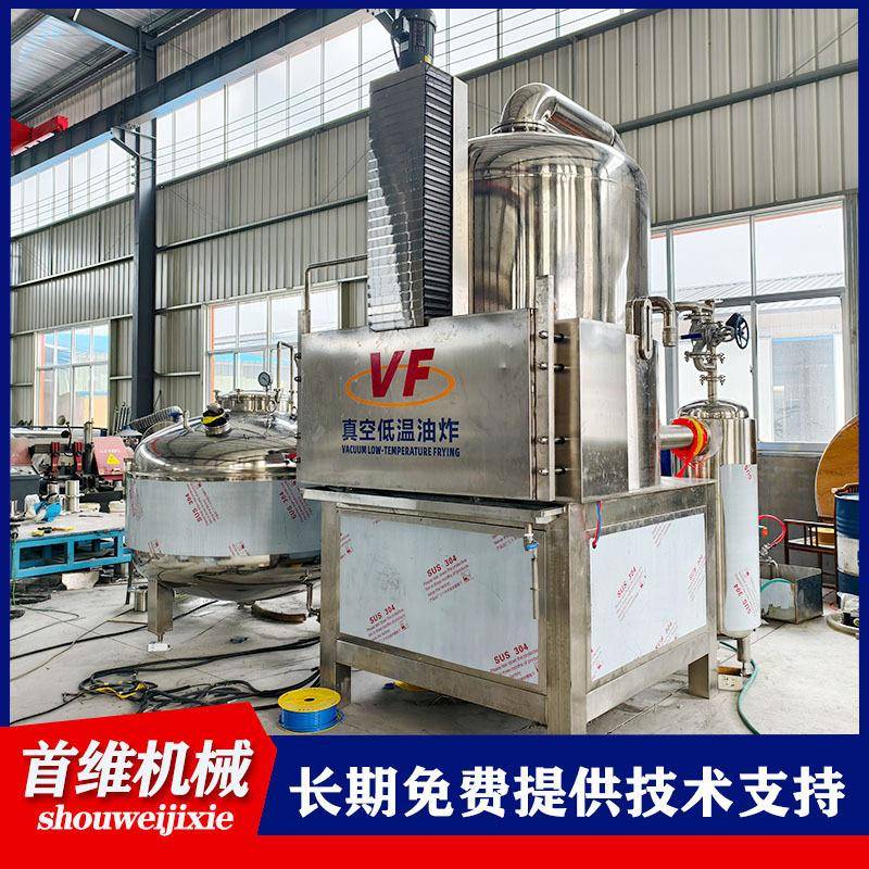 全油自动脆无花果彩椒 脆片低温油炸设备 黄桃脆 苹果脆低温TSX炸