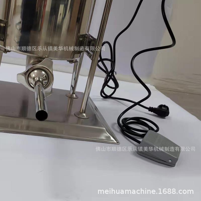 美华机不锈CUJ钢灌肠全自动肉制拉丁果机商用电动品家用灌香腊肠