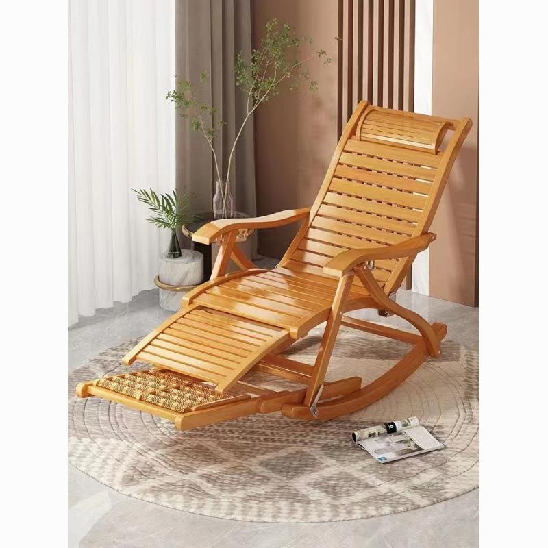 躺椅折叠大人摇摇家用舒适午休凉椅懒人老人阳台休闲庭院凳子椅子