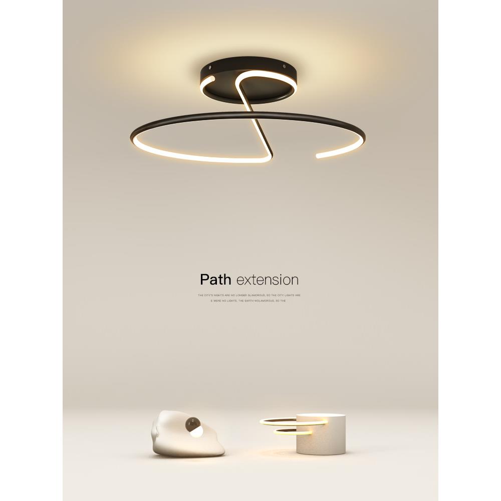 简约书房灯吊灯led吸顶灯现代创意客厅餐厅灯北欧温馨卧室灯灯具