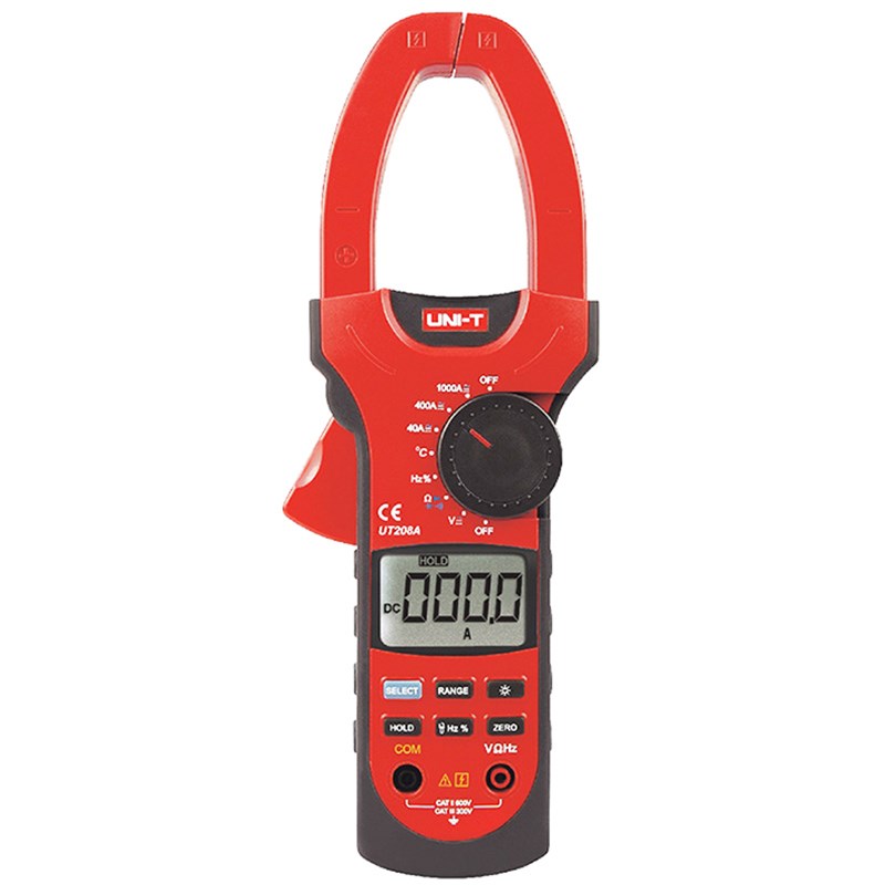 优利德钳形万用表数字UT207A/208A/209A交直流1000A 钳形电流表