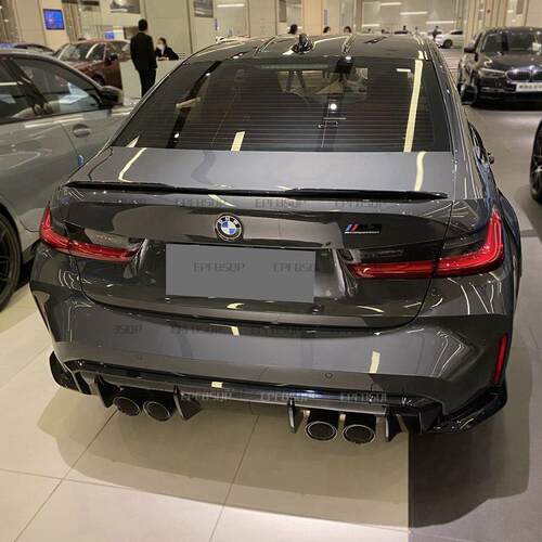 适用19-23款新宝马3系G20G28320i325iM3款免打孔改装扰流尾翼