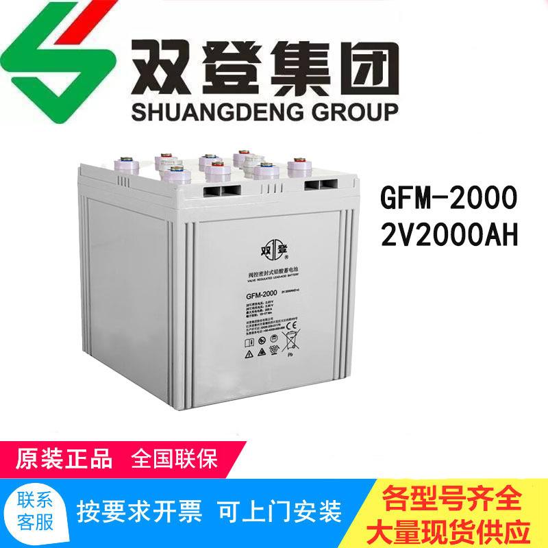 双登蓄电池GFM-20002V2000AH/UPS/EPS/直流屏后备电源专用保三年