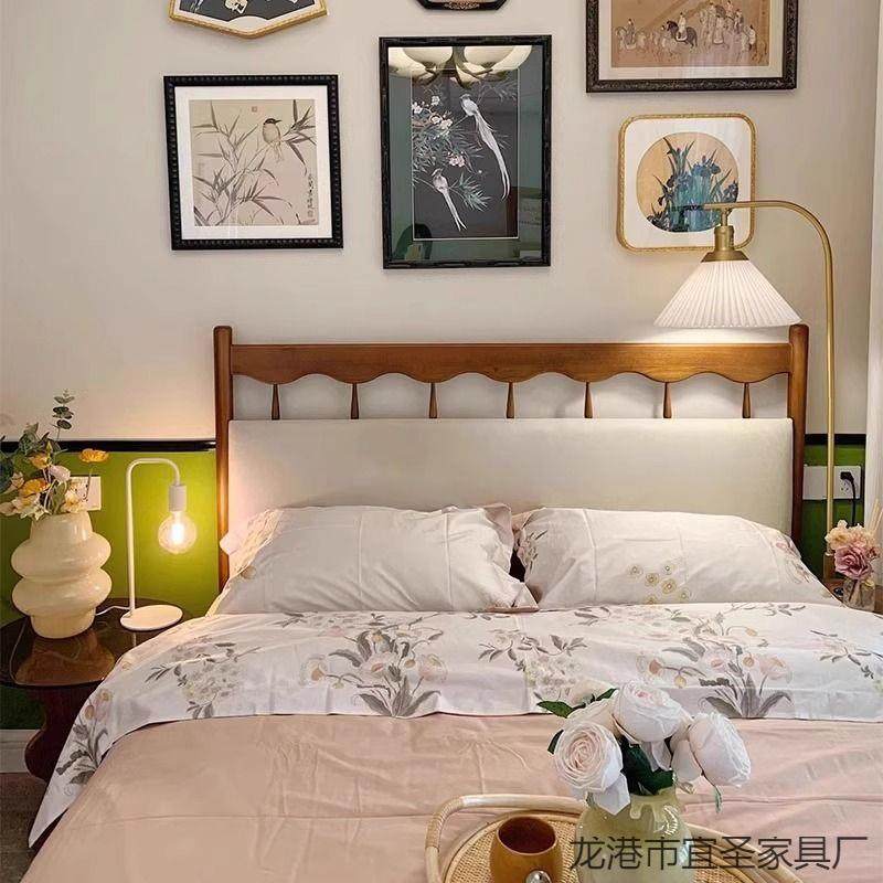 法式全实木床现代简约1.5m双人主卧1.8单人日式民宿床经济型家具,鲜花速递/花卉仿真/绿植园艺,割草机/草坪机,淘宝优惠券,粉丝福利购,淘宝优惠卷