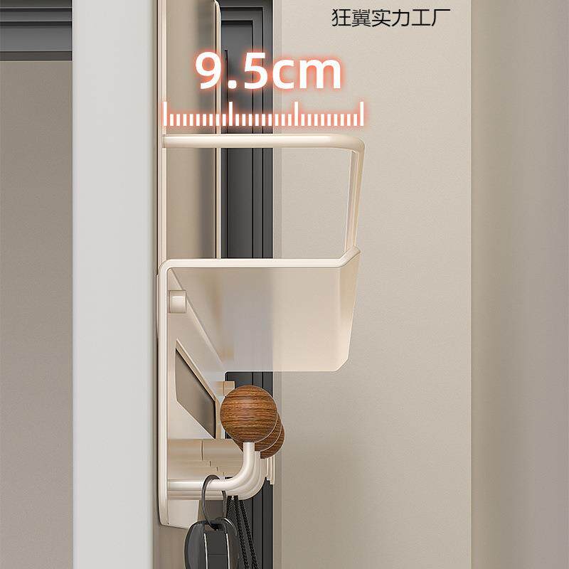 门后置物架挂钩创意轻奢高级门上挂衣架衣服加长背高门
