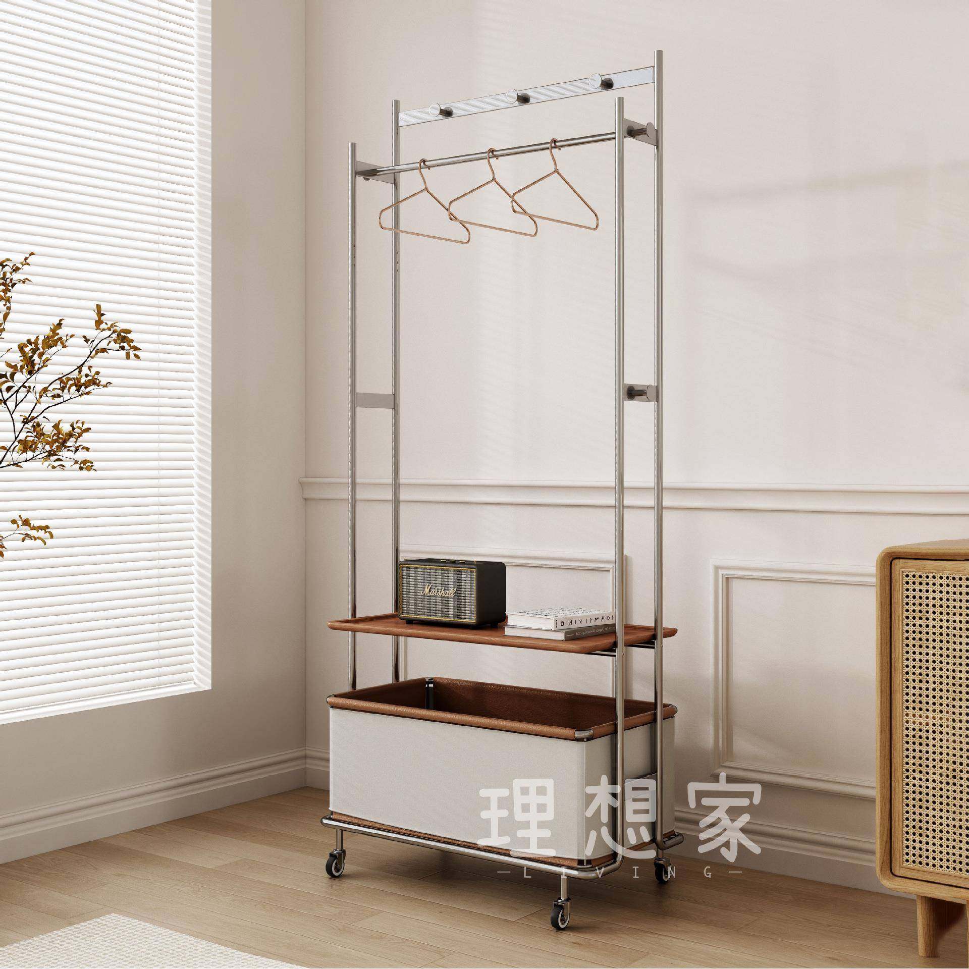 中古实木不锈钢挂衣架可移动落地衣帽架小户型多功能卧室置物架子,鲜花速递/花卉仿真/绿植园艺,割草机/草坪机,淘宝优惠券,粉丝福利购,淘宝优惠卷
