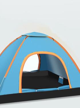 现货供应户外露营自驾游3一4人自动懒人帐篷便携室内公园手拋帐