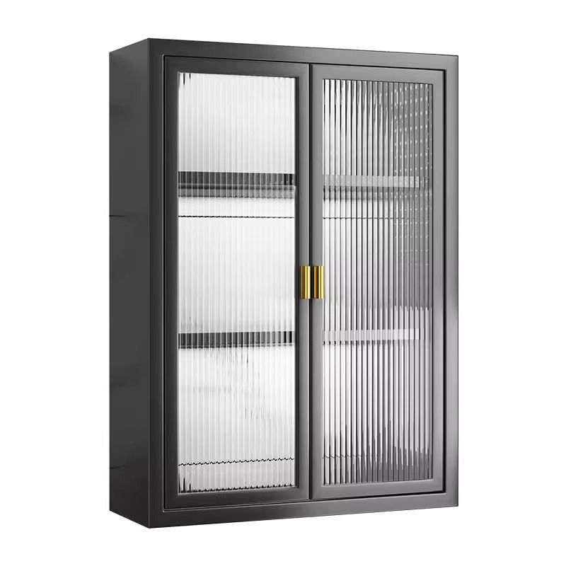 厨房置物柜壁挂式多层小壁柜调料品收纳柜调味瓶收纳柜调料置物架