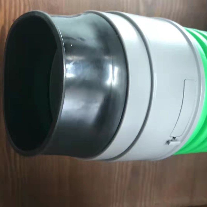 新风系统吊顶机主机分风箱法兰进出风口PE管转换变径连接件对接器