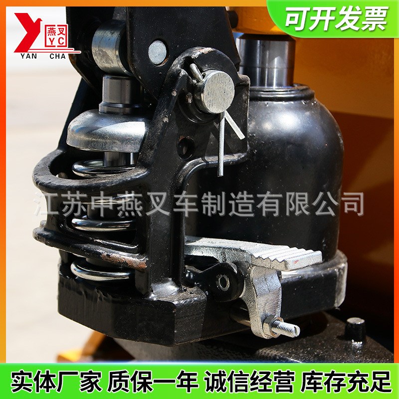 手动叉车手动搬运车拖车卸货托盘手推堆高地牛1吨2吨手动叉车
