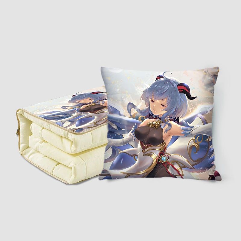 原神抱枕被两用多功能空调被办公抱枕被子二合一宿舍靠垫