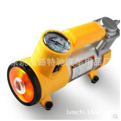 大功率金属车载打气泵车用汽车充气泵打气机直销.