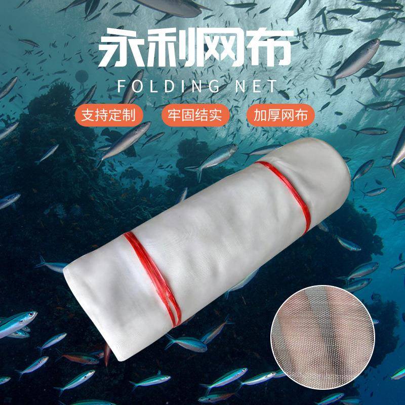 供应渔网水产养殖水花网渔网网布80目网片网布青蛙龙虾围
