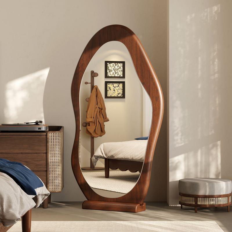 复古全身镜家用客厅落地镜壁挂异型镜穿衣镜卧室试衣镜子网红镜子