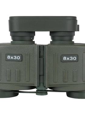 新款8X30军绿色望远镜高倍高清成人双筒户外观景巡逻便携