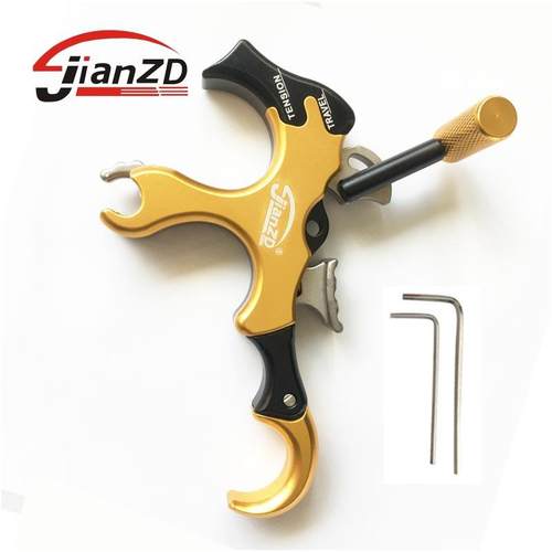 四指撒放器征服者握撒复合射箭配件复合弓撒放器征服者握撒