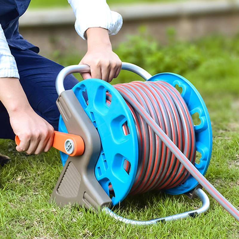 收管子卷管器水管车软管收纳架子绞盘管器缠管器绕管架转盘道