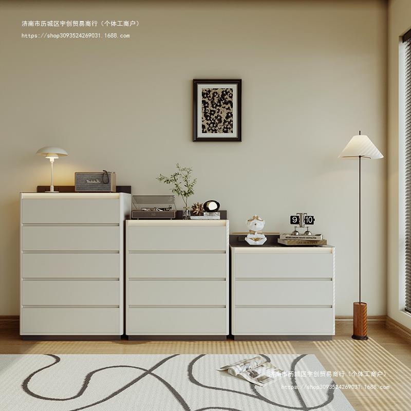 钢制斗柜卧室收纳柜五斗柜简约现代抽屉柜梳妆台储物柜客厅电视柜