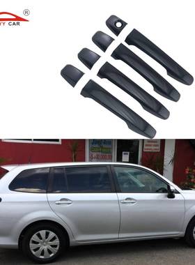 2010-2015款卡罗拉Fielder菲尔德拉手盖拉手贴件改装亮黑门把手