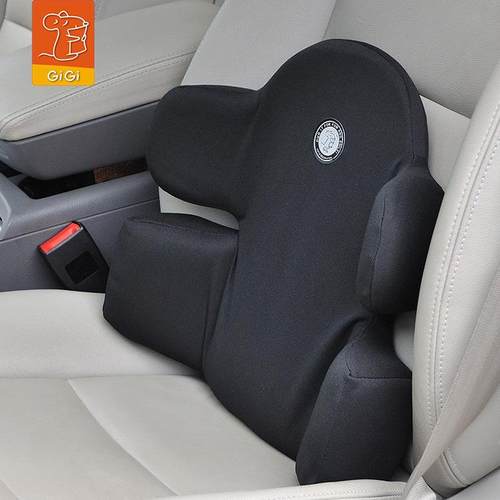GiGi汽车腰靠枕记忆棉腰枕靠车用背靠垫拥抱型护椎小腰垫