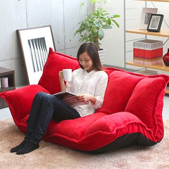 创意可爱日式榻榻米多功能卧室小沙发电脑椅双人折叠床懒人沙发单