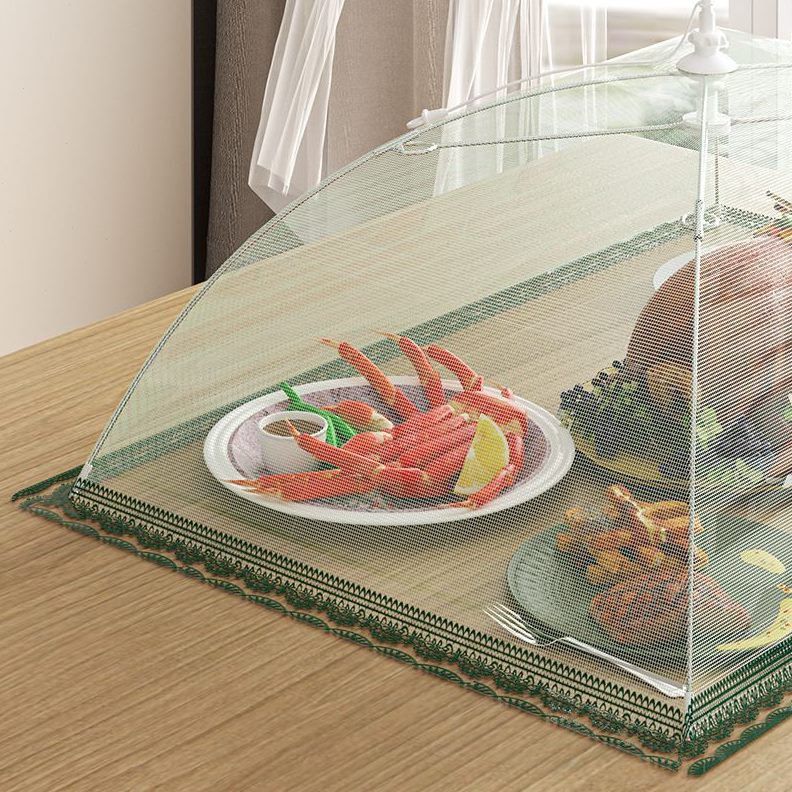 菜可折叠防家用餐桌子蝇防尘灰菜罩食防盖菜罩伞罩物遮饭菜罩新款