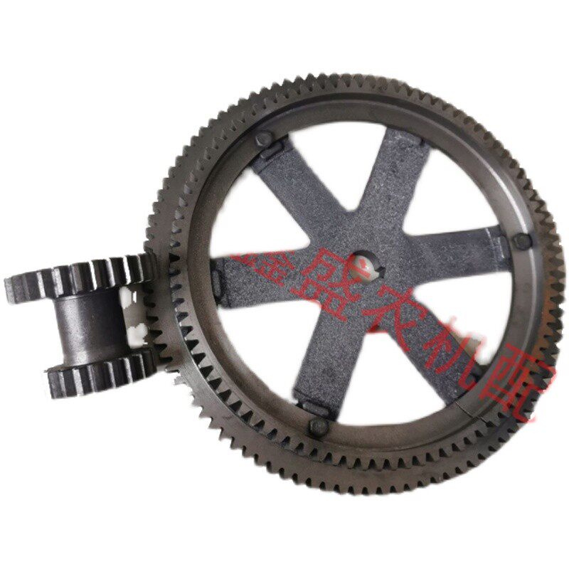 铡草机配件老式铸铁铡草机齿轮农机配件连体齿轮4刀6刀变速齿轮