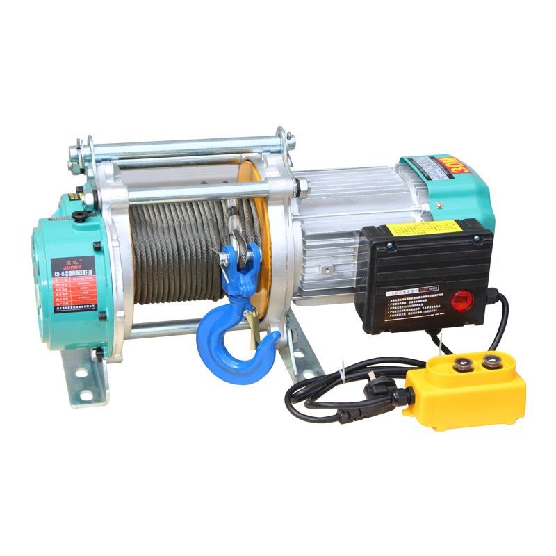 铝壳提升机卷扬机220v1吨1.5t家用快速380v升降机电动葫芦小吊机