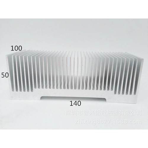 大功率功放铝合金型材散热片密齿型功放铝型材散热片140*50-160