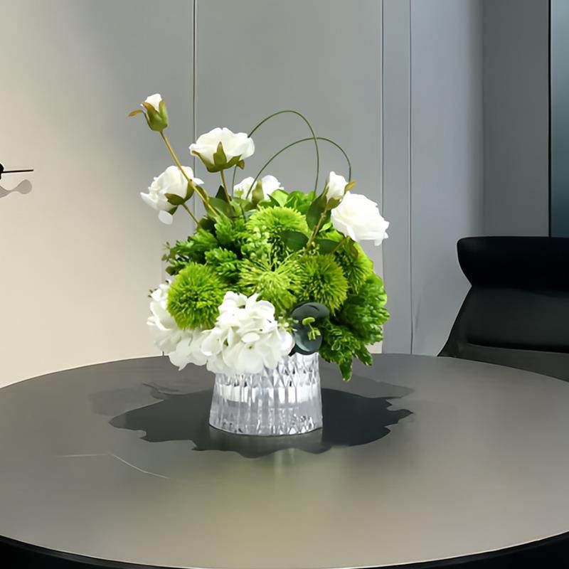 商务宴会桌花仿真花前台花艺摆件装饰客厅茶几台花餐桌花花瓶花束,机械设备,其他机械设备,淘宝优惠券,粉丝福利购,淘宝优惠卷