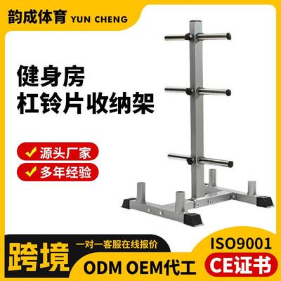 杠铃架杠铃片收纳架杠铃杆储存架哑铃多功能存放架健身房展示架