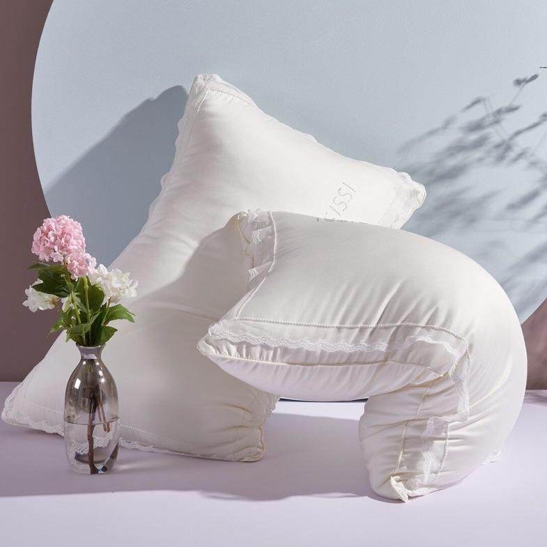 牛奶蛋白枕兰精天丝加棉超软成人学生宿舍枕芯护颈纤维枕,基础建材,脚轮/万向轮,淘宝优惠券,粉丝福利购,淘宝优惠卷