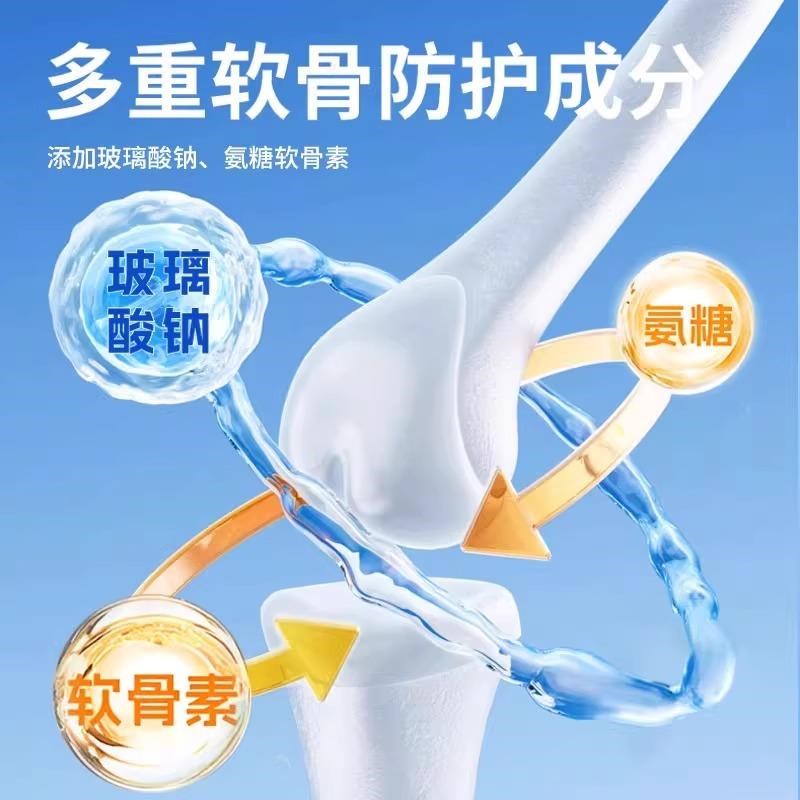 膝盖营养冷敷贴运动冰贴篮足球跑步含氨糖软骨素玻璃酸钠元宝型