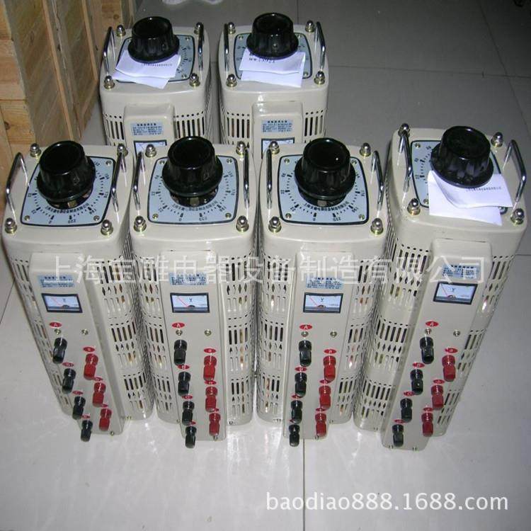供应测试调压器TSGC2-3KVA6KVA三相接触式调压器380V变-430V
