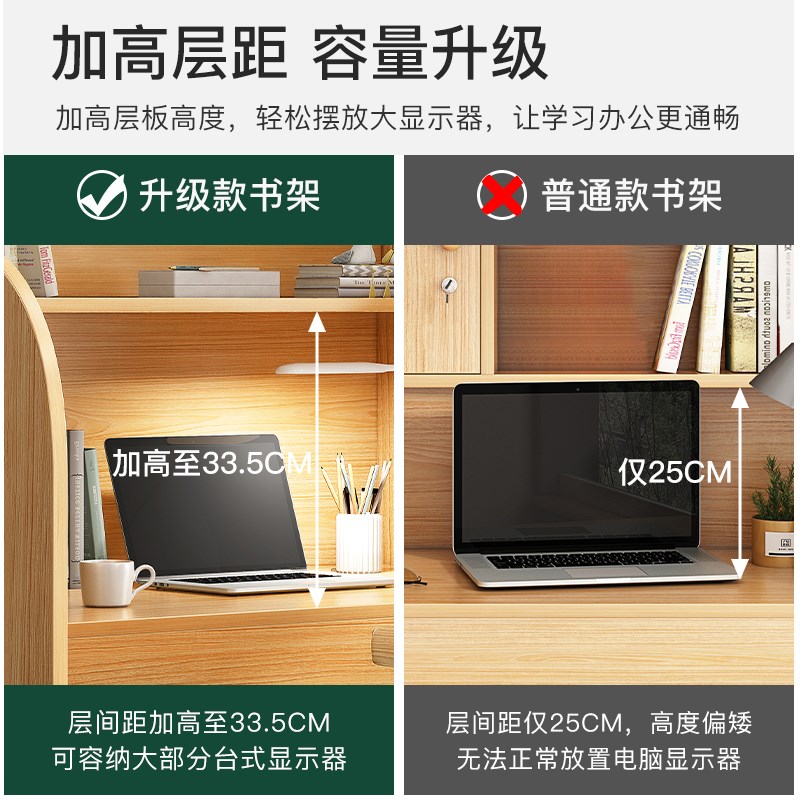 自习室学习桌沉浸式隔断桌椅自习桌考研桌子单人封闭式共享书桌