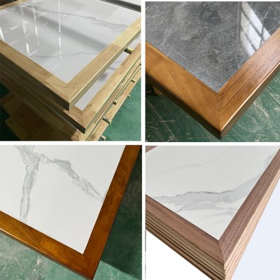 卡座沙发桌椅组合实木火锅店岩板餐桌椅餐厅餐饮茶楼定制靠墙商用