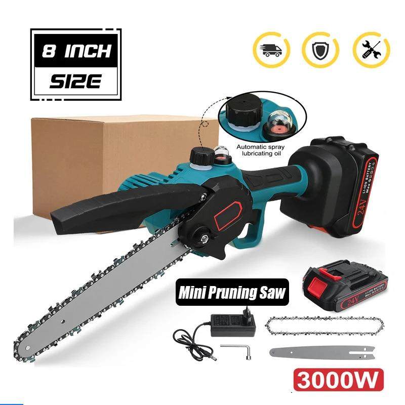 大功率电锯充电手提式电链锯无线小型伐木单手锯树修枝锯手锯,机械设备,其他机械设备,淘宝优惠券,粉丝福利购,淘宝优惠卷