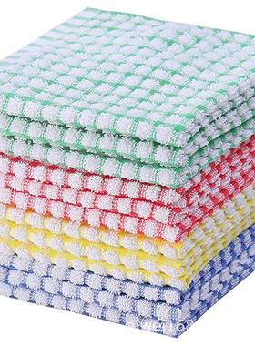 vip贵宾4/8/12条套装厨房洗碗巾百洁布清洁茶巾擦手巾毛方巾童巾