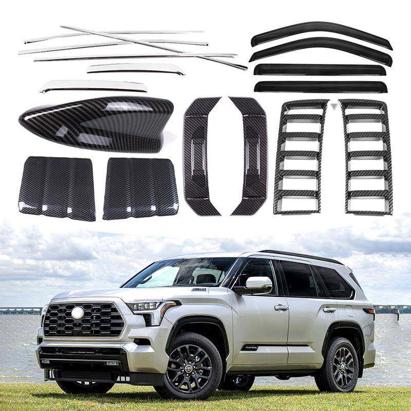 适用于22-23款丰田坦途红杉发动机盖板车窗饰条雾灯格栅雨挡外饰,机械设备,其他机械设备,淘宝优惠券,粉丝福利购,淘宝优惠卷