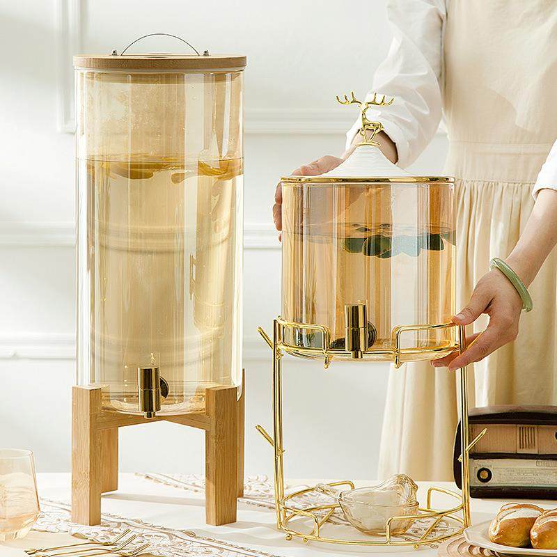 耐高温大容量带龙头冷水壶果汁酵素桶玻璃家用饮水桶餐厅凉水罐夏,机械设备,其他机械设备,淘宝优惠券,粉丝福利购,淘宝优惠卷