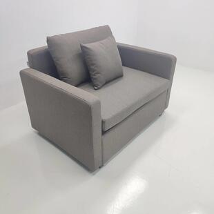 金属框架抽拉折叠床小户型折叠沙发床简单节省空间单人位沙发床