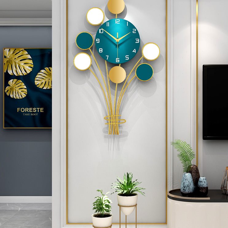 轻奢客厅挂钟创意家用挂表挂墙个性北欧时尚简约现代网红装饰钟表