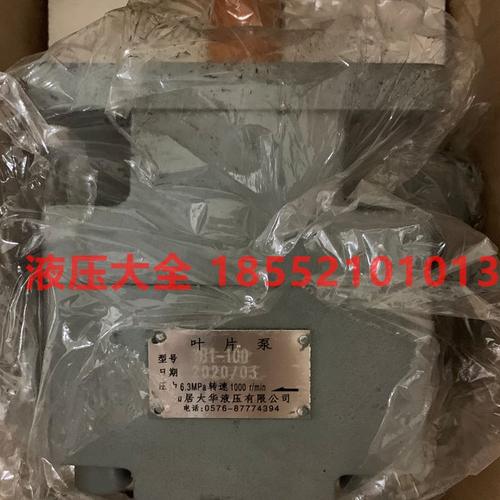 Y01-6居83大华B1B6公司有限液压,YB10- Y-1B仙D 叶片泵-0,YL