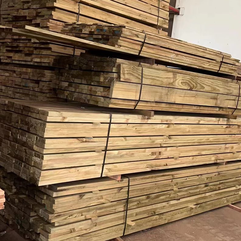 腿桥梁木垫木木木方货车防腐木地板火车路杉户外木三角枕铁支吊车