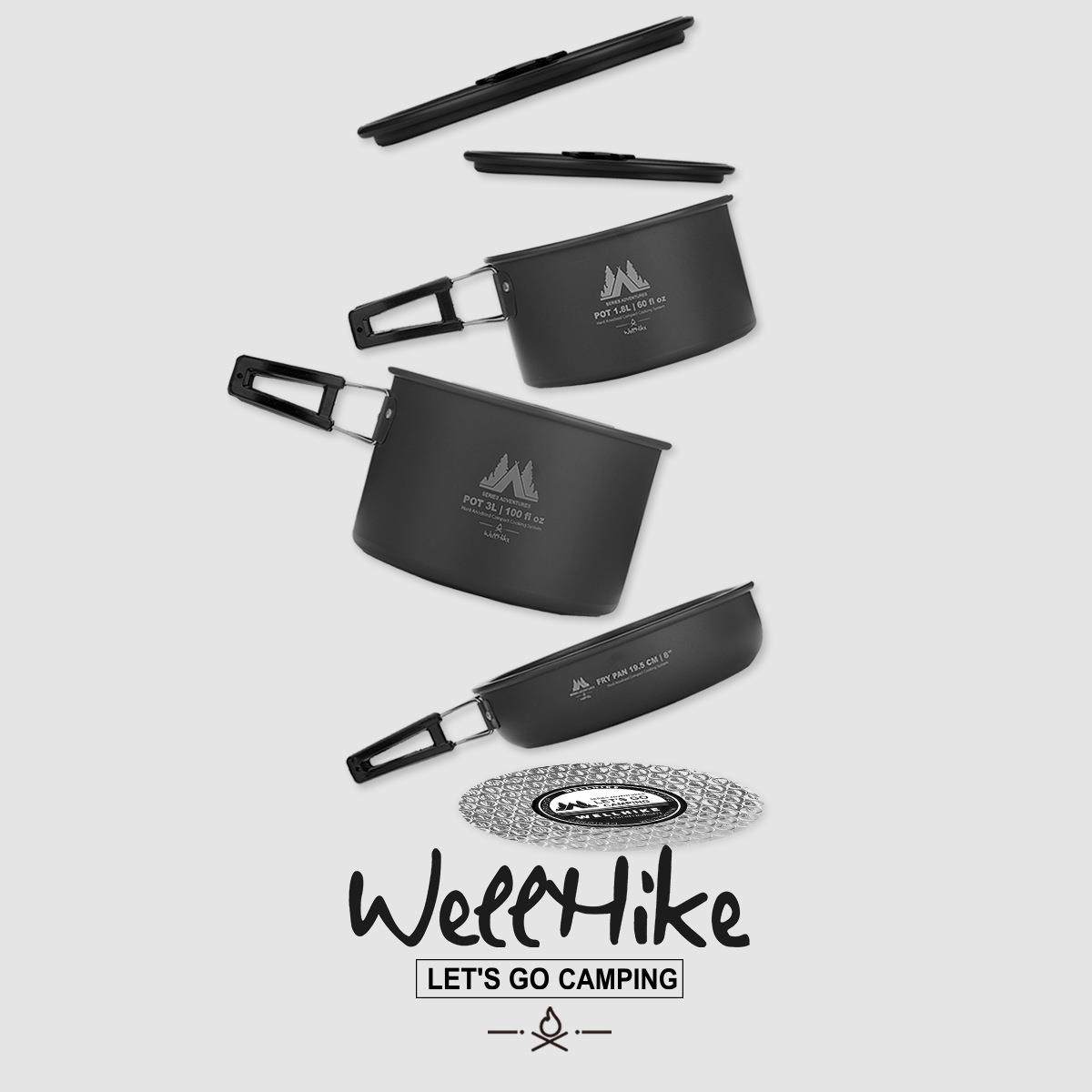 户外野营套锅不粘锅野营炊具套装耐高温折叠露营炊具套装,鲜花速递/花卉仿真/绿植园艺,割草机/草坪机,淘宝优惠券,粉丝福利购,淘宝优惠卷