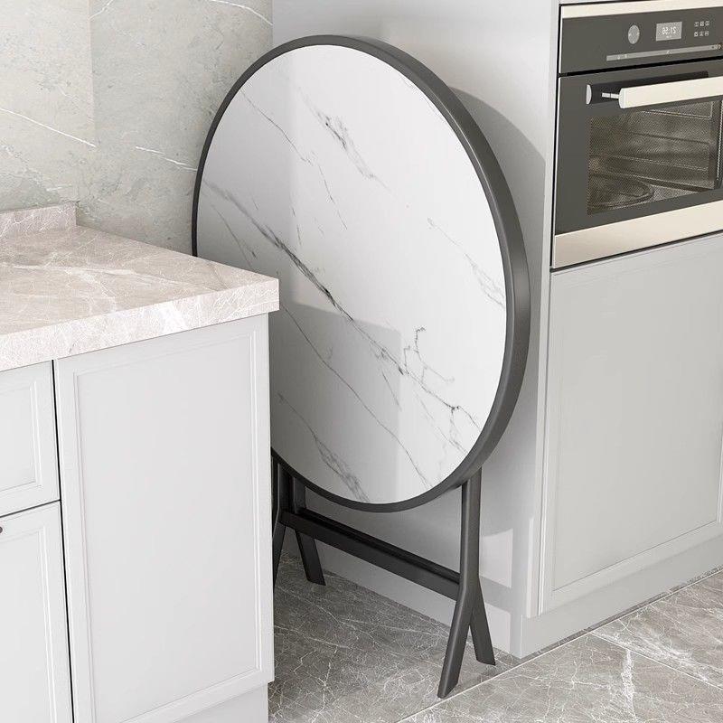 简约现代可折叠桌可折叠桌四方桌圆桌出租房用便携户外圆桌小型