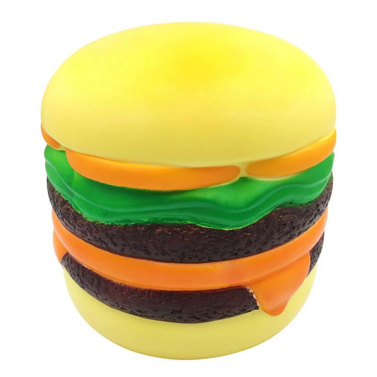 直销慢回弹超大号芝士汉堡新款squishy